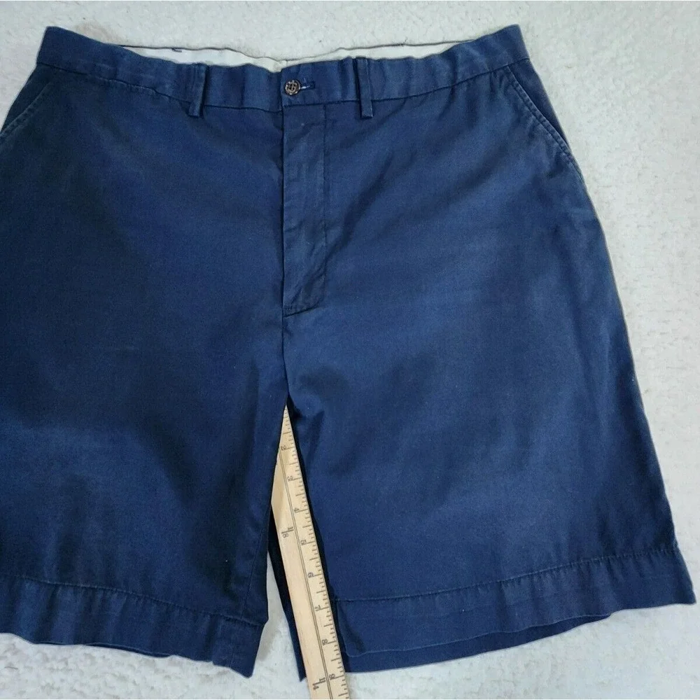 Polo Ralph‎ Lauren Classic Fit Chino Shorts Men's 38 Blue Cotton Flat Front